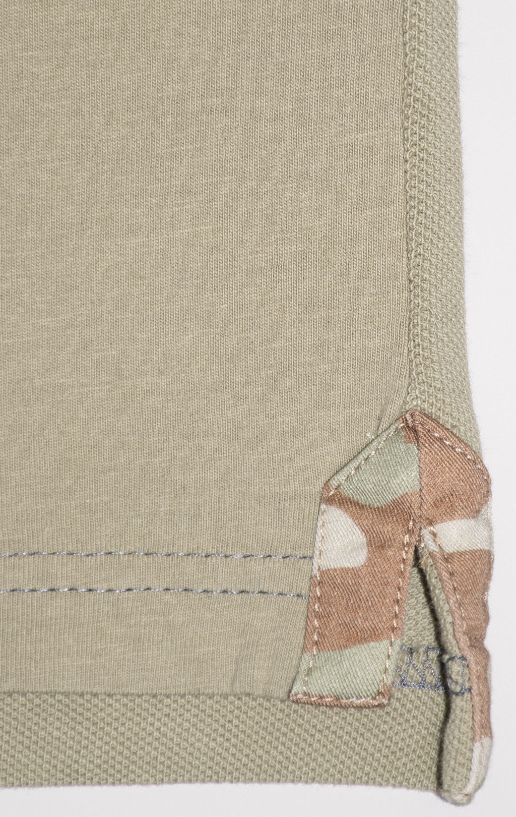 Футболка-поло AERONAUTICA MILITARE INDIAN PRINT SS 24 m/TR sage green (PO 1781) 