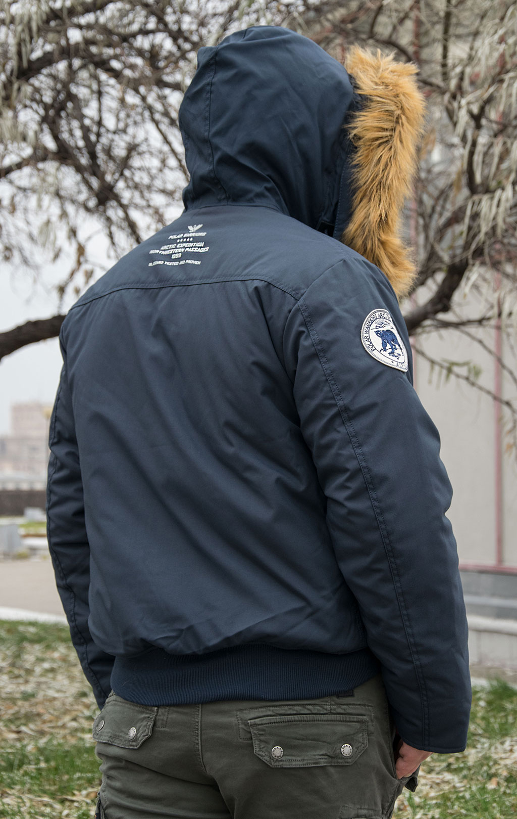 Аляска короткая ALPHA INDUSTRIES POLAR SV rep. blue 