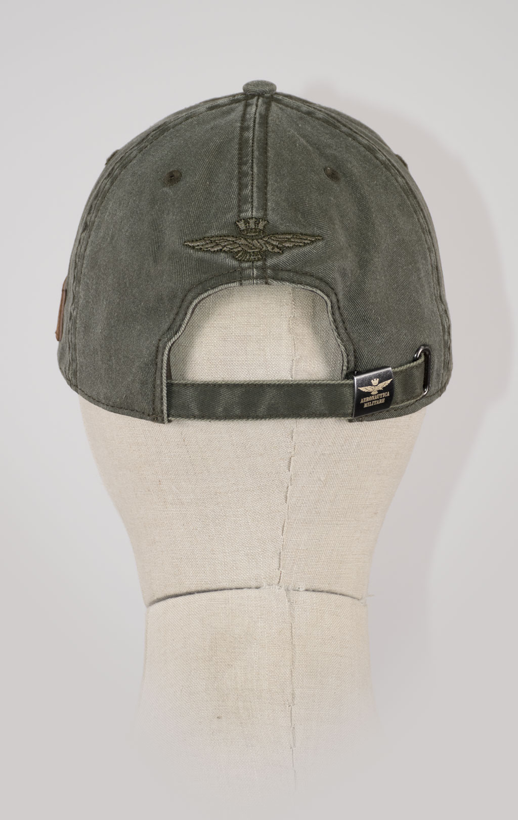 Бейсболка AERONAUTICA MILITARE SS 25 m/CN military olive washed (HA 1204) 
