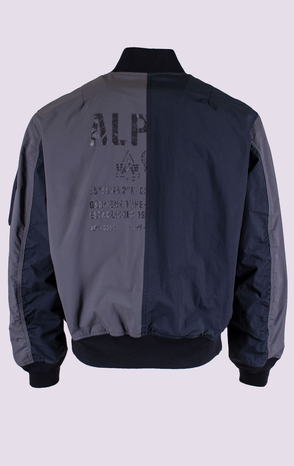 Бомбер-ветровка ALPHA INDUSTRIES L-2B RELAXED PATCHWORK FLIGHT JACKET SS 26 black 