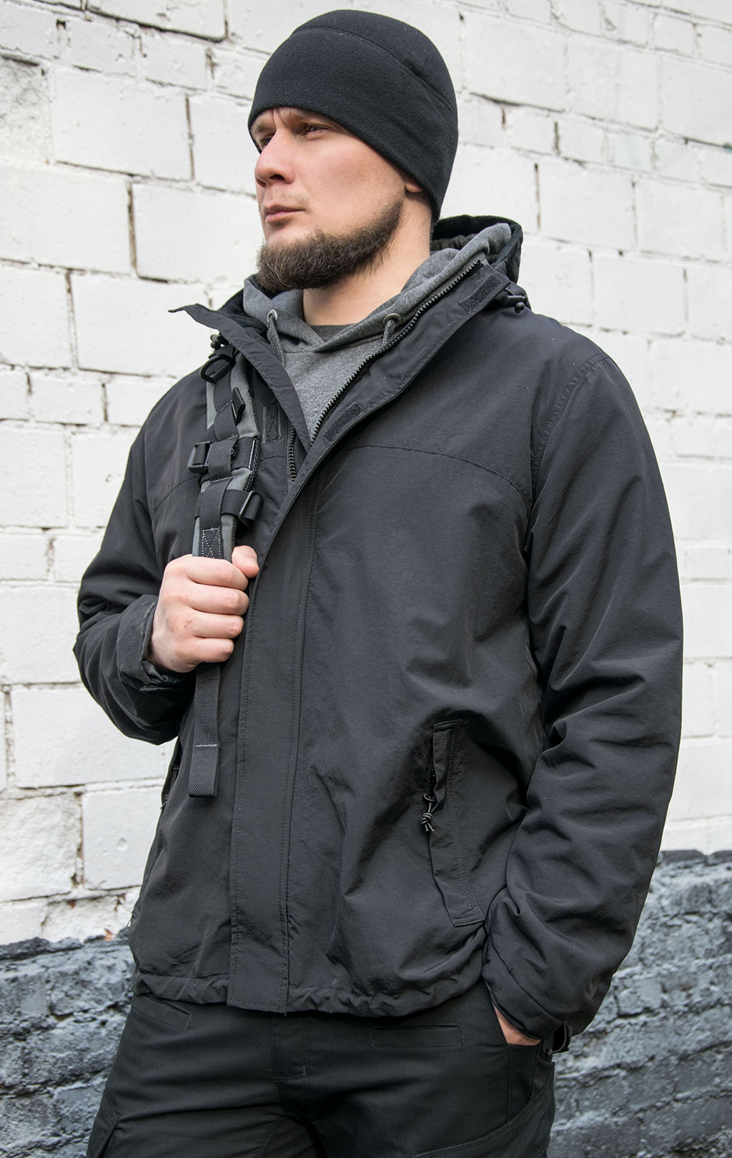 Куртка Surplus WINDBREAKER ZIPPER black 