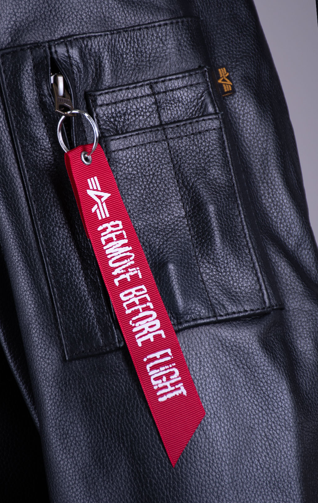 Куртка лётная ALPHA INDUSTRIES CWU Leather HERITAGE black 