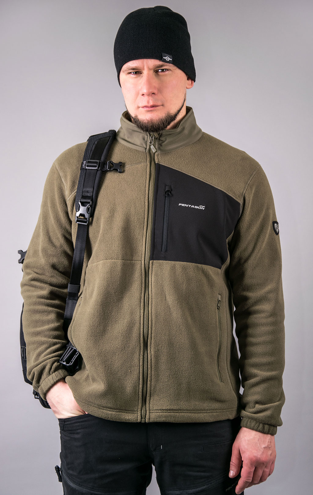 Толстовка Pentagon ATHOS 2.0 флис MJC® SYSTEM без капюшона 06E ral7013 08047 