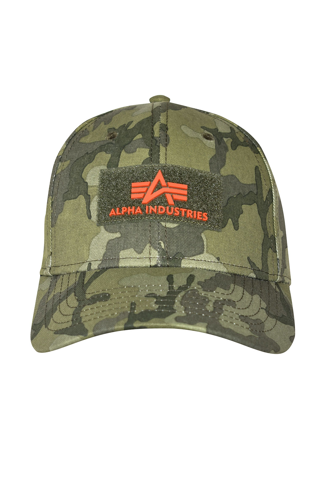 Бейсболка ALPHA INDUSTRIES VELCRO CAP II olive camo 