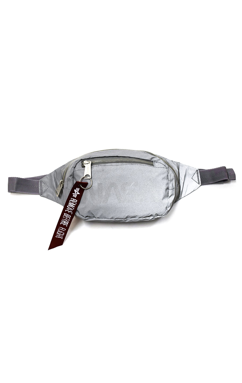 Сумка поясная ALPHA INDUSTRIES NASA WAIST BAG silver 