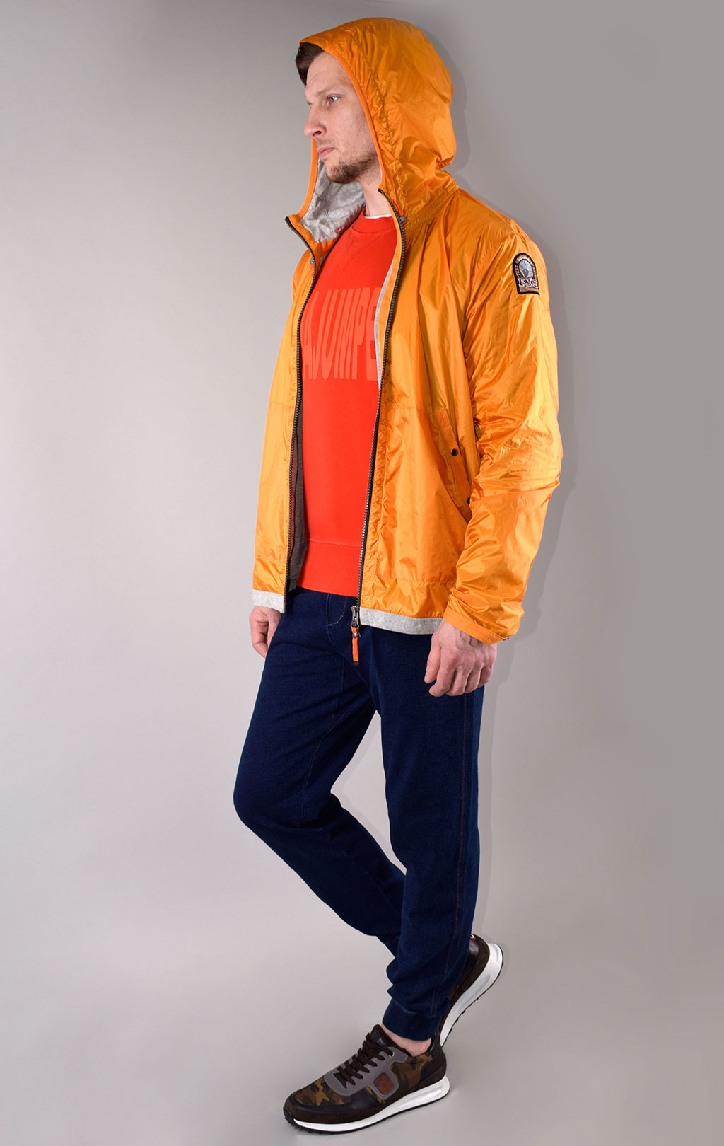 Ветровка PARAJUMPERS INNOKO zipp up mango 