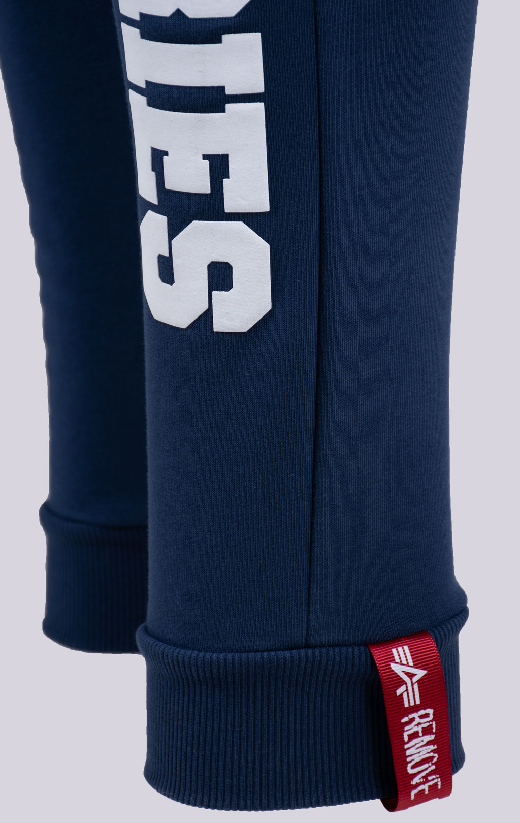 Брюки спортивные джоггеры ALPHA INDUSTRIES BIG LETTERS JOGGER new navy 