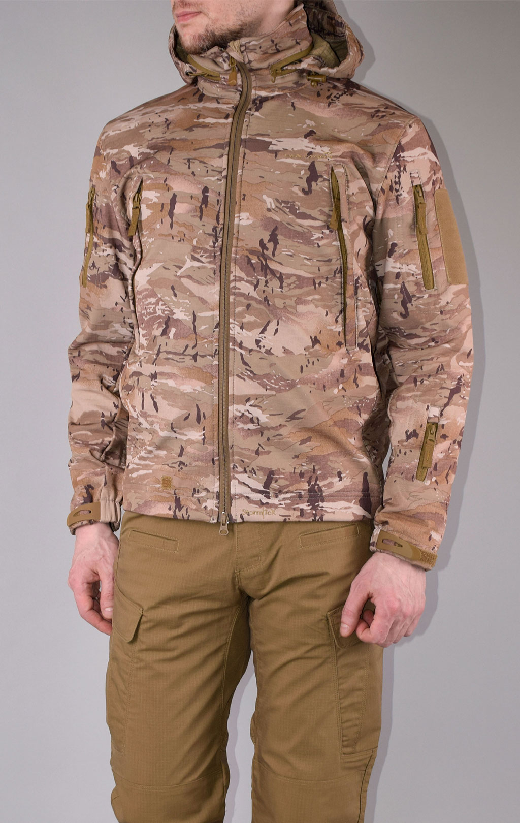 Куртка тактическая softshell Pentagon мембрана ARTAXES big size Soft Shell camo penta 08011 