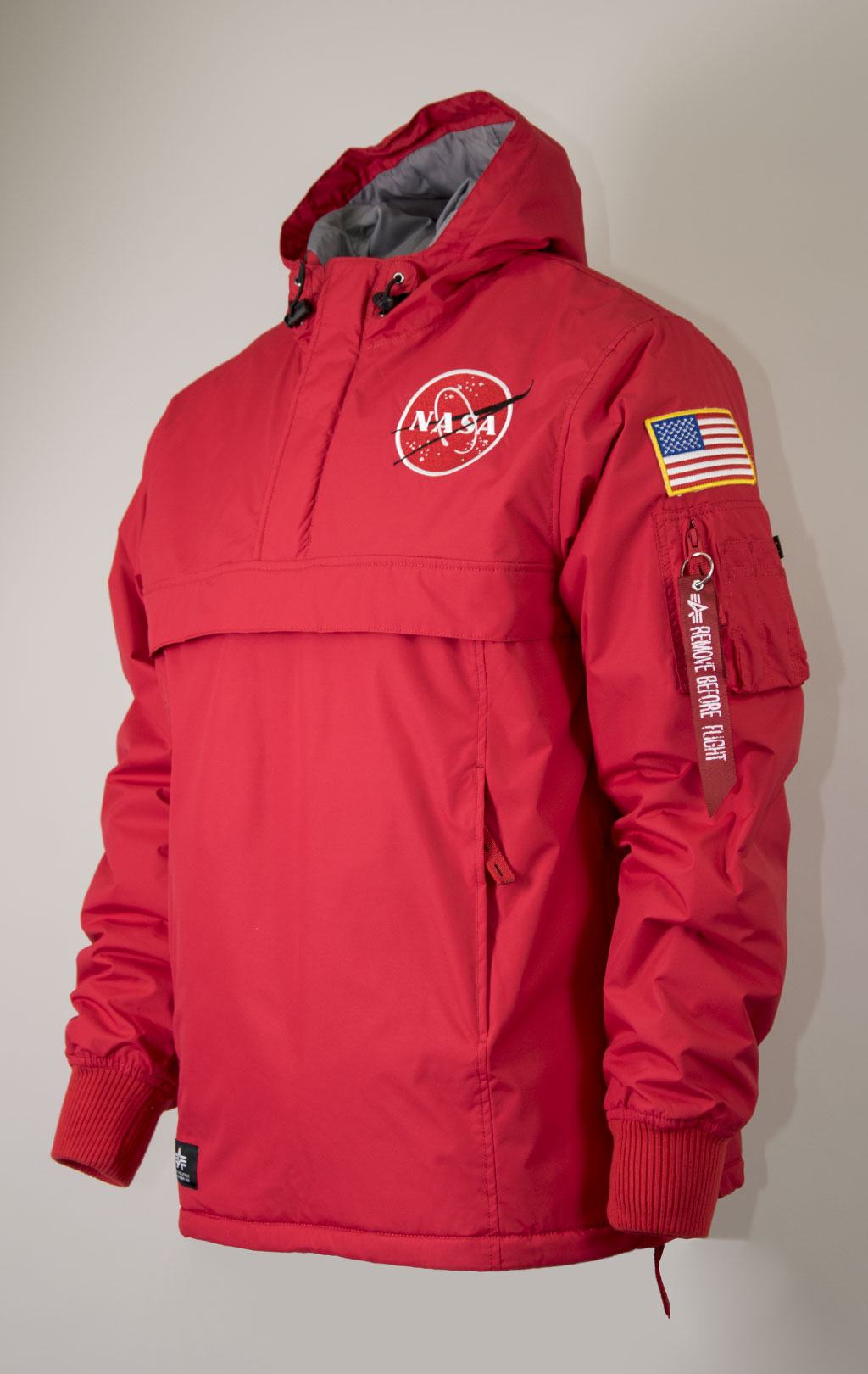 Анорак ALPHA INDUSTRIES NASA Anorak speed red 