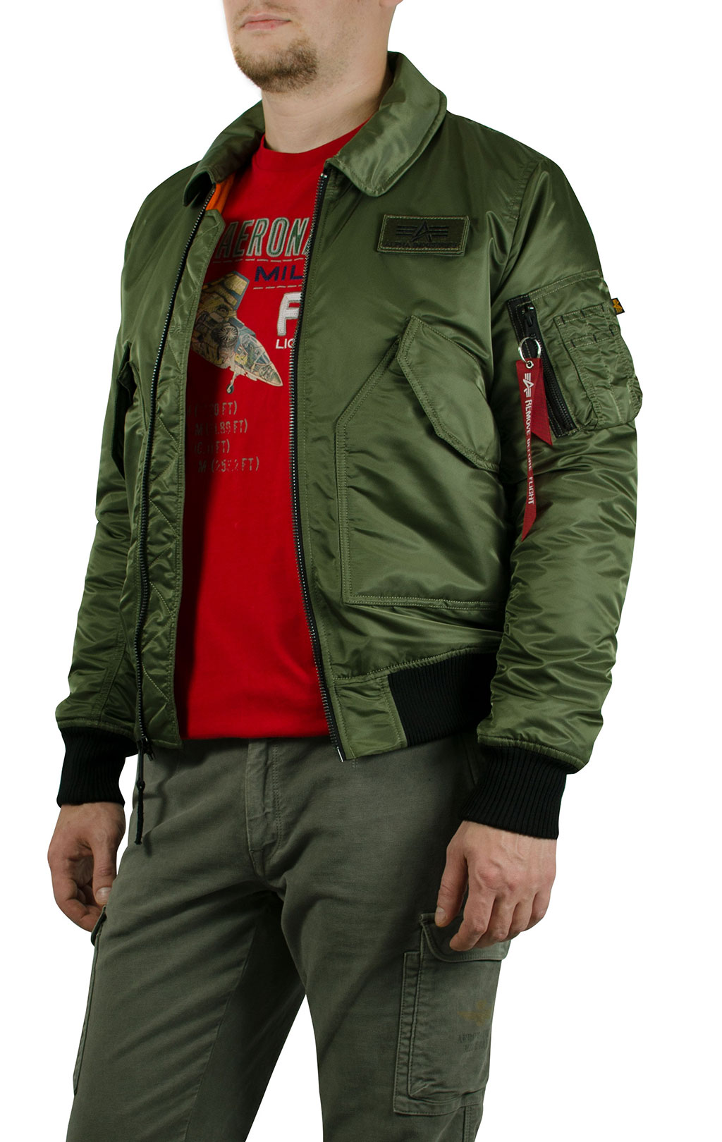 Куртка летная ALPHA INDUSTRIES VF BL CWU sage green 