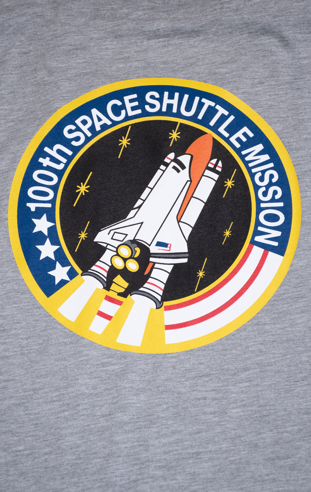 Футболка ALPHA INDUSTRIES NASA SPACE SHUTTLE T grey heather 