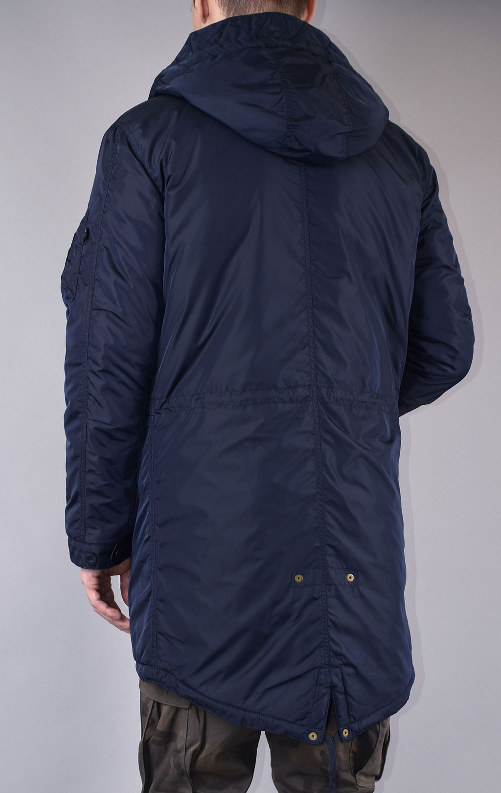 Парка ALPHA INDUSTRIES HOODED FISHTAIL CW TT rep. blue 