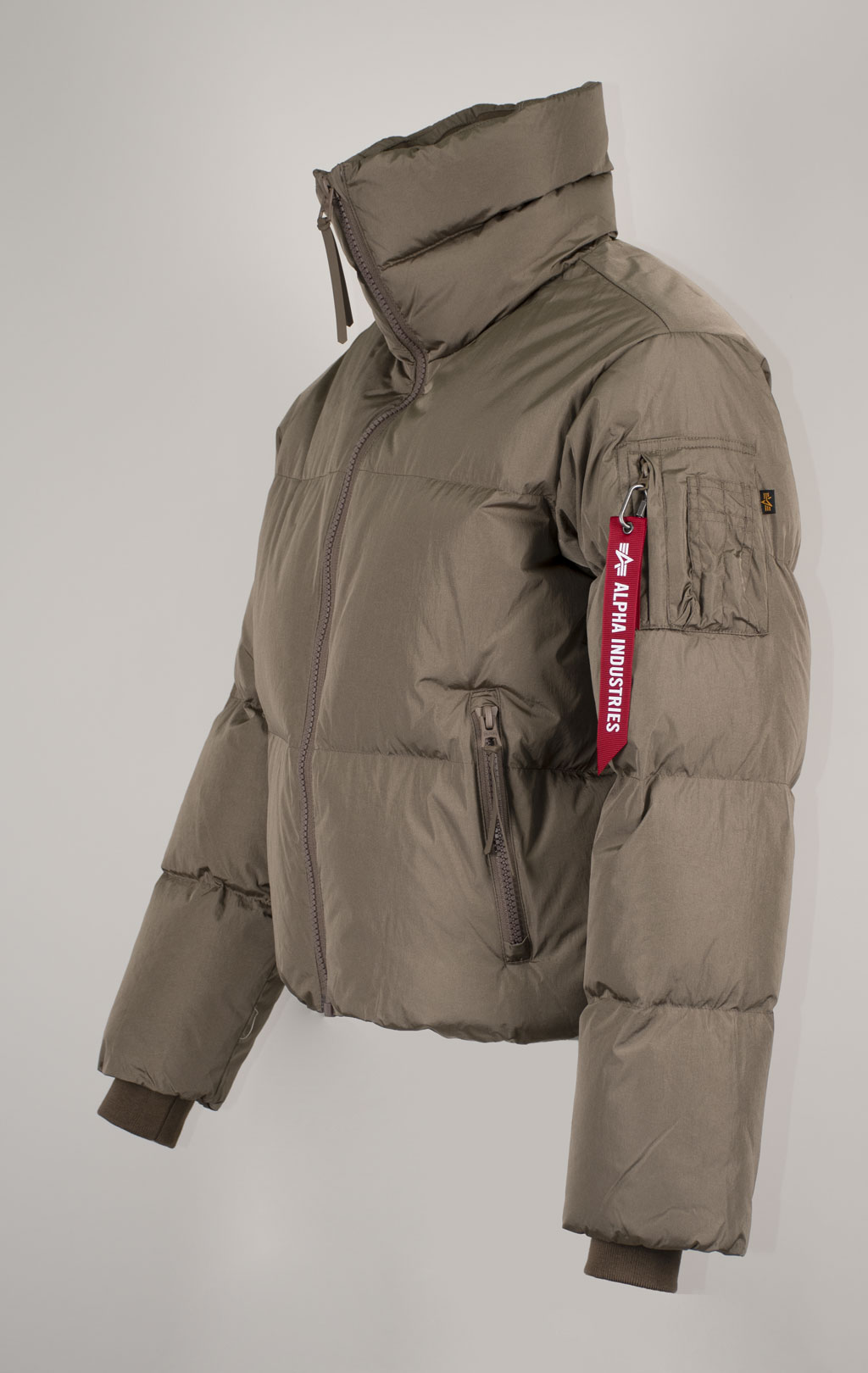 Женская куртка ALPHA INDUSTRIES SIERRA SHORT PUFFER FW 24/25 coyote brown 