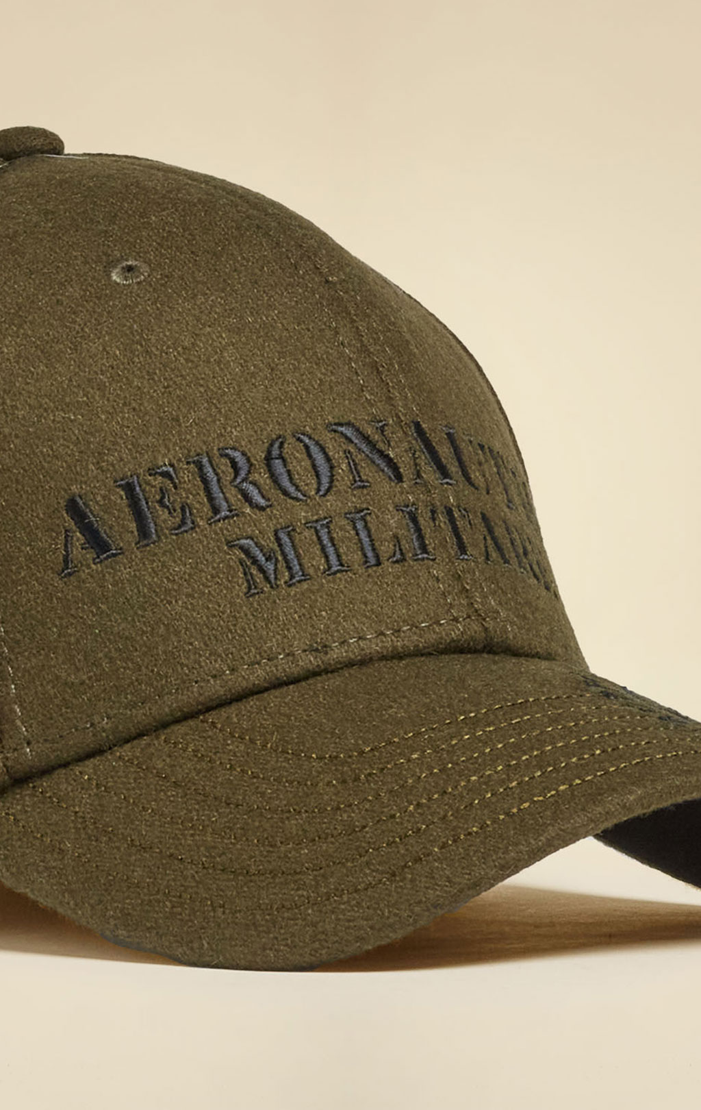 Бейсболка AERONAUTICA MILITARE FW 25/26/CN dark olive (HA 1226) 