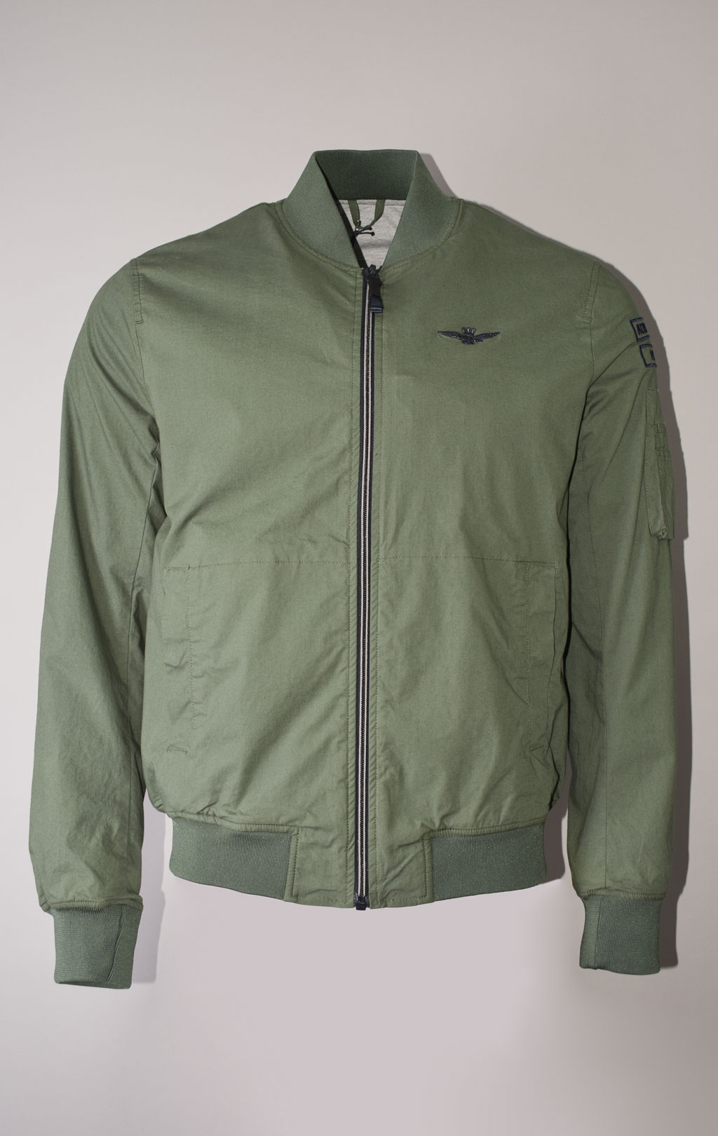 Ветровка-бомбер AERONAUTICA MILITARE SS 23 m/TR verde militare (AB 2089) 