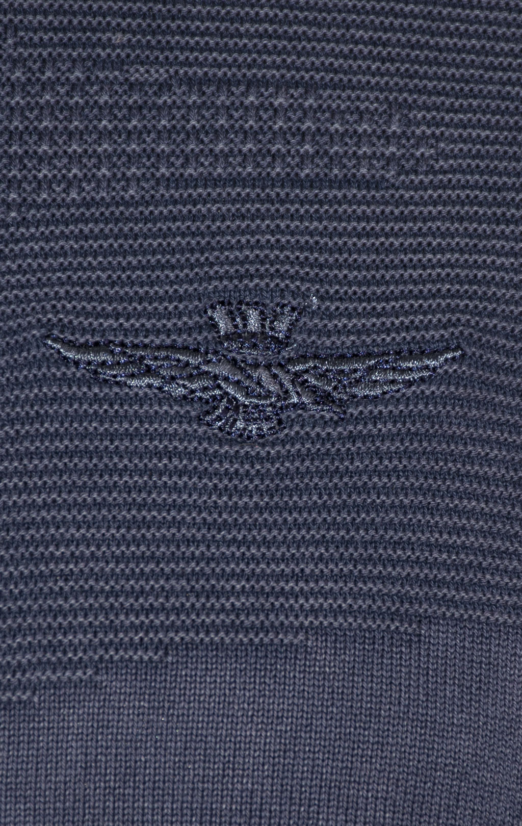 Свитер на молнии AERONAUTICA MILITARE SS 24 m/IN blue navy (MA 1501) 