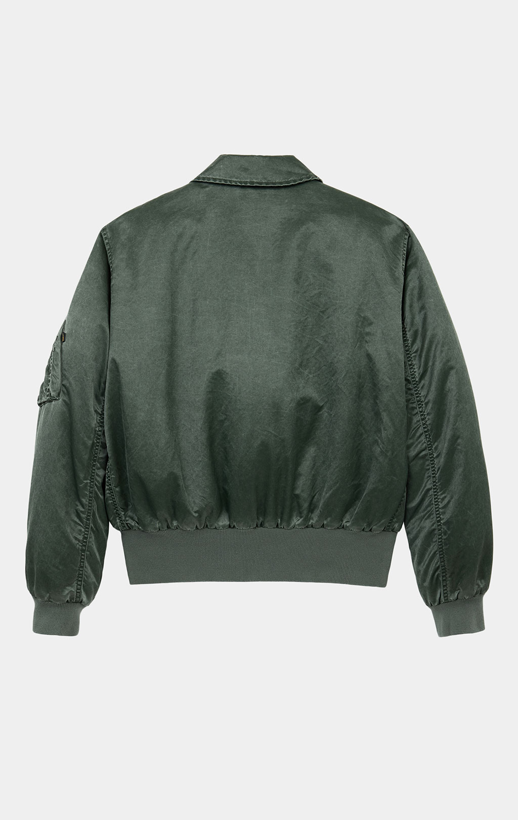 Куртка лётная ALPHA INDUSTRIES CWU 45/P HERITAGE FIT FLIGHT JACKET (BATTLEWASH) FW 26/27 deep forest 
