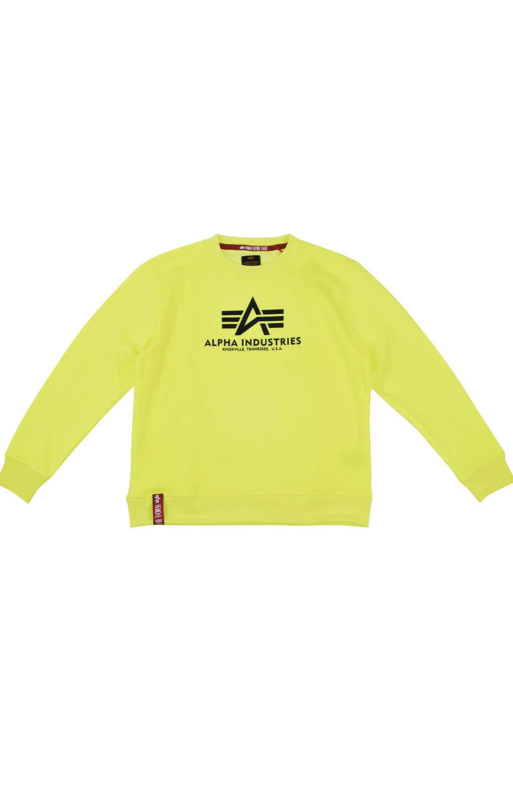 Свитшот ALPHA INDUSTRIES BASIC SWEATER neon/yellow 