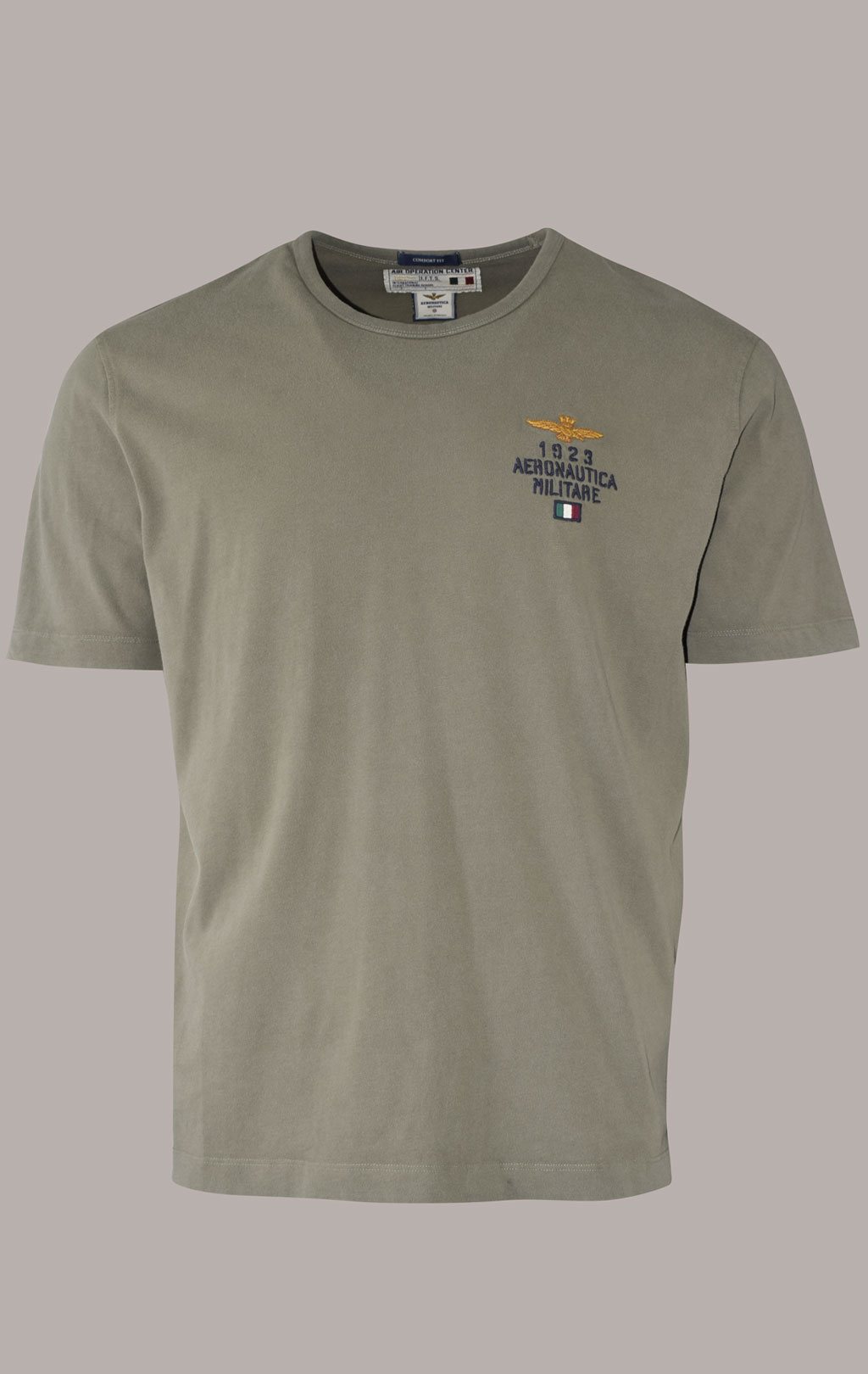 Футболка AERONAUTICA MILITARE SS 23/TR verde militare (TS 2053) 