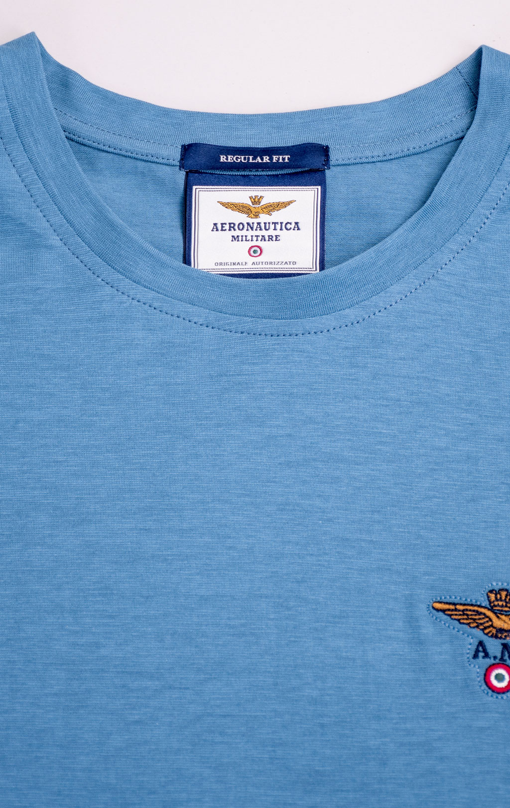 Футболка AERONAUTICA MILITARE big size SS 26/TR dusty blue (TS 2509) 