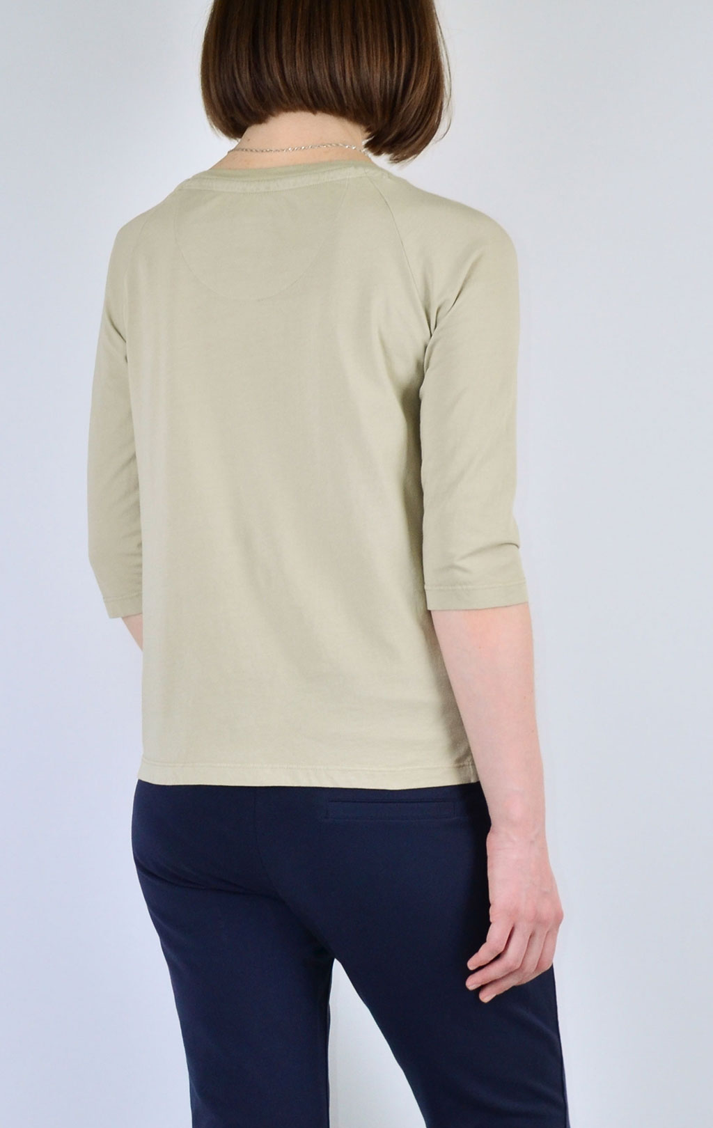 Женская футболка AERONAUTICA MILITARE рукава 3/4 sand (TS 1506) 