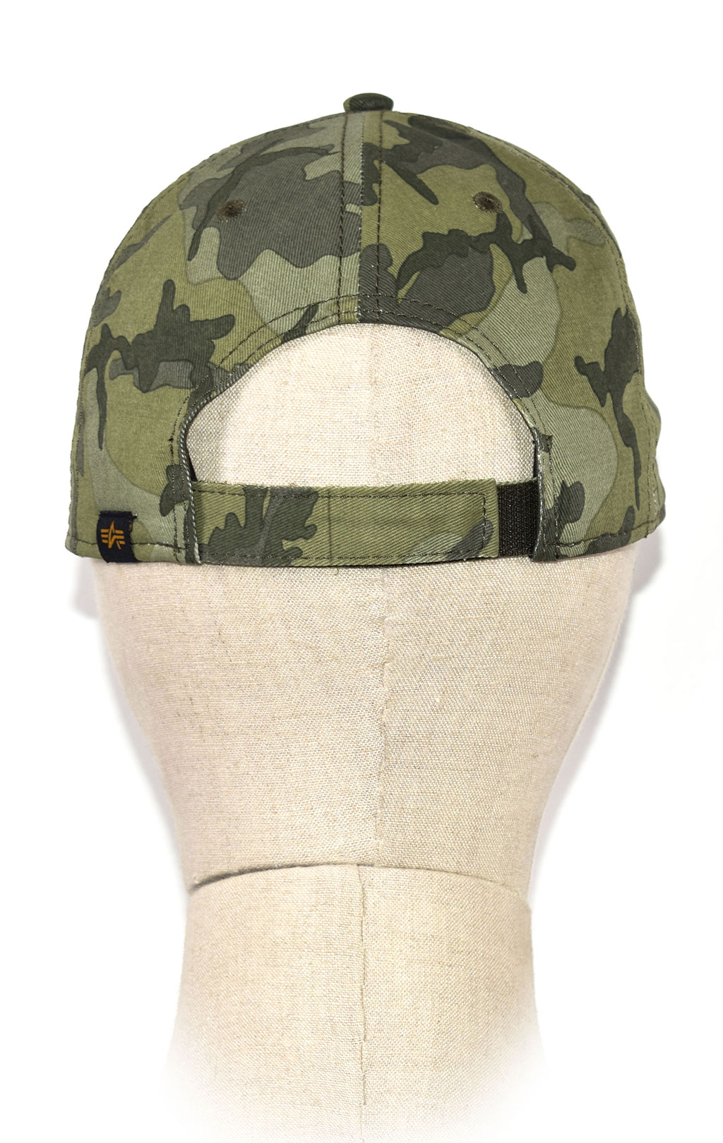 Бейсболка ALPHA INDUSTRIES VELCRO CAP II olive camo 