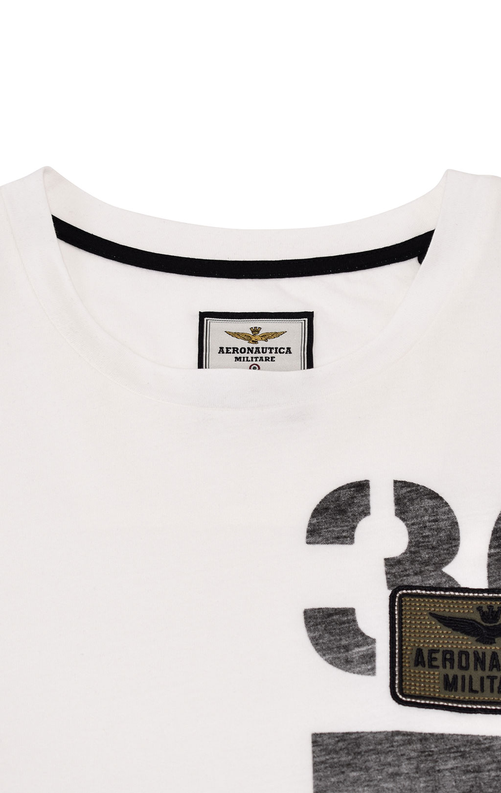 Футболка AERONAUTICA MILITARE SS 21/TR off white (TS 1868) 