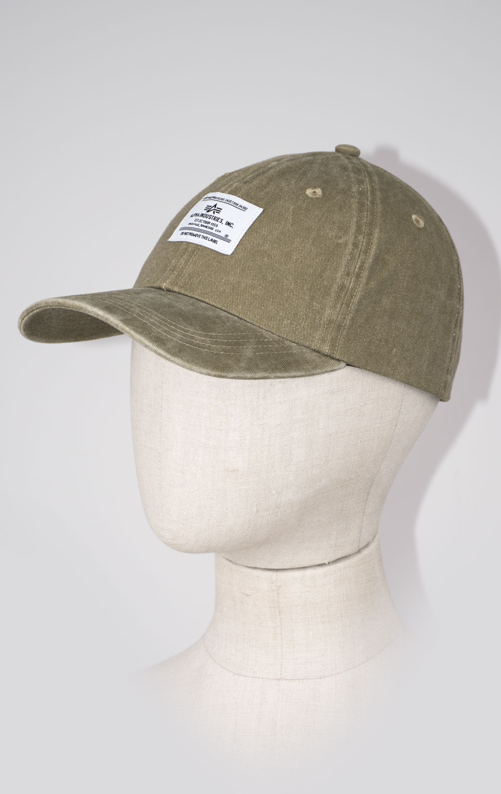 Бейсболка ALPHA INDUSTRIES BATTLEWASH CAP SS 24 olive 