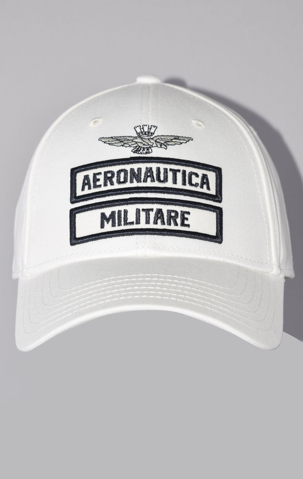 Бейсболка AERONAUTICA MILITARE SS 23/CN bianco panna (HA 1126) 