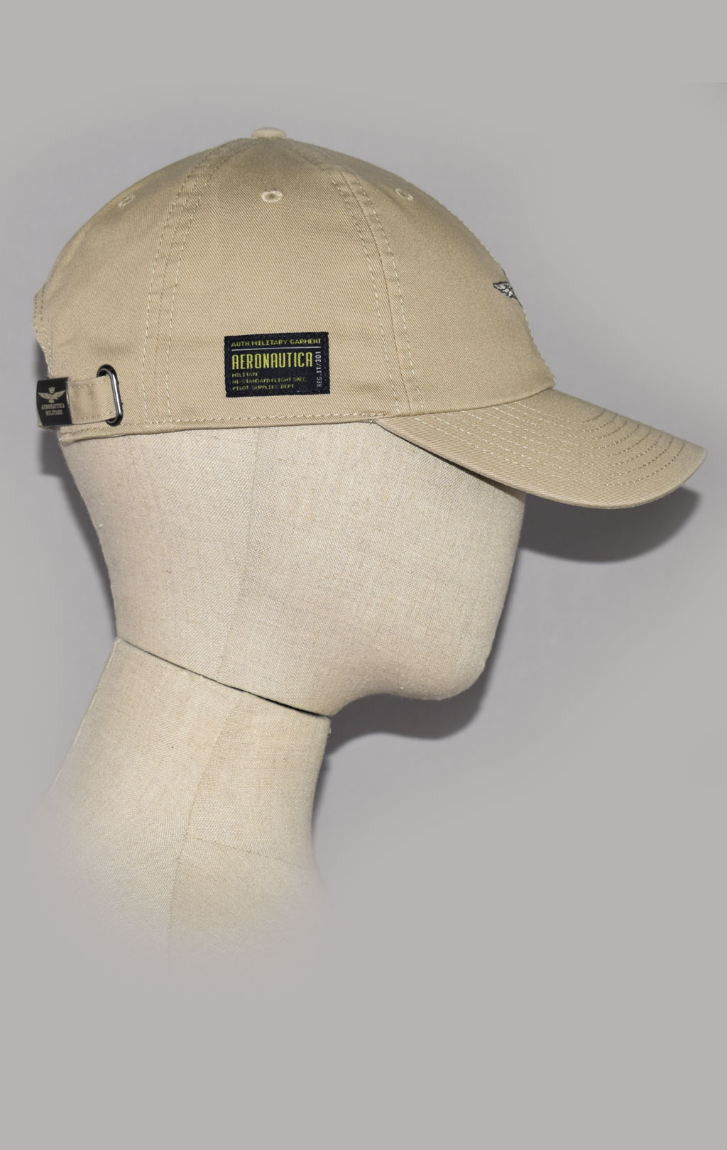 Бейсболка AERONAUTICA MILITARE SS 22/CN khaki (HA 1097) 