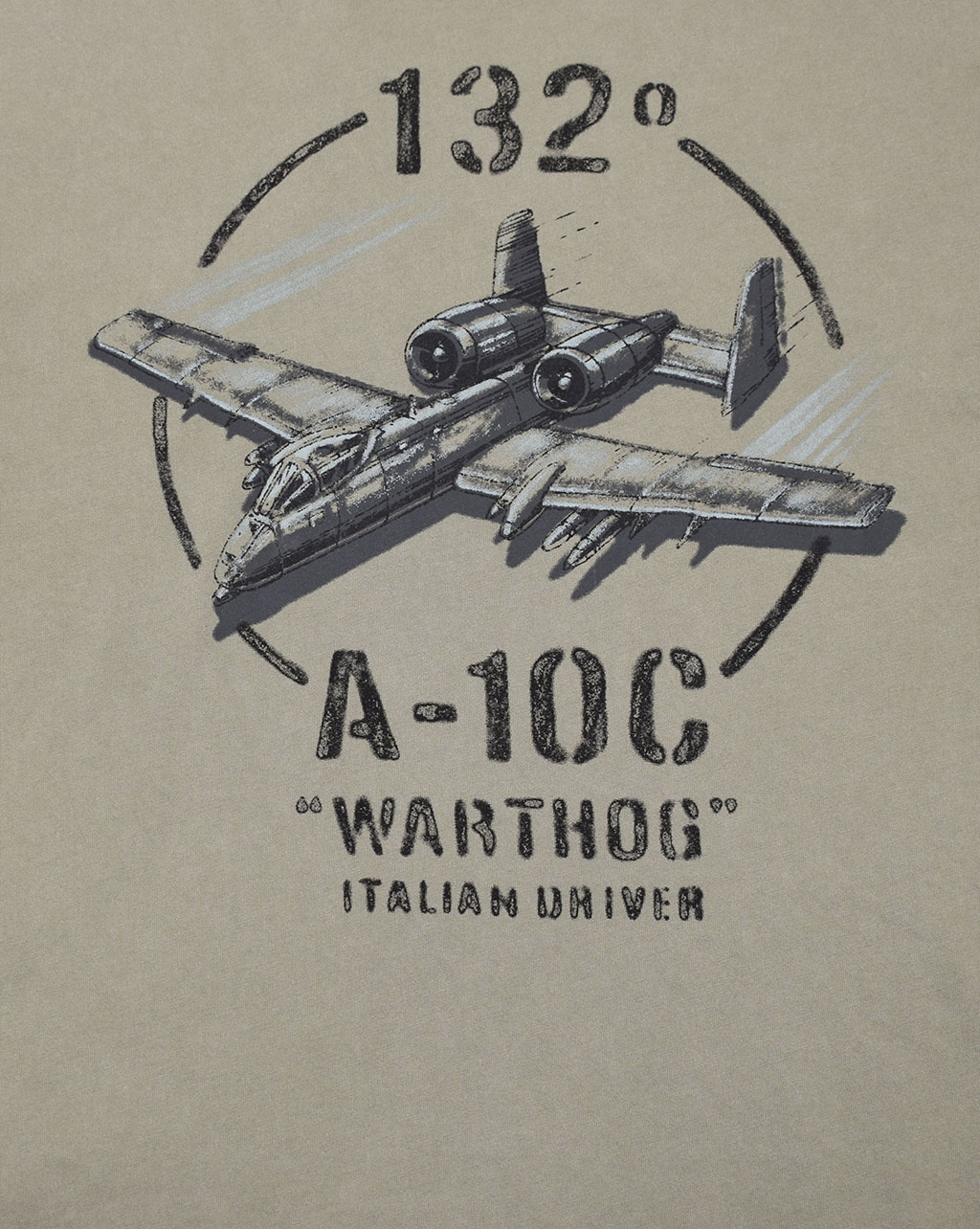 Футболка AERONAUTICA MILITARE SS 20/IN verde militare (TS 1601) 