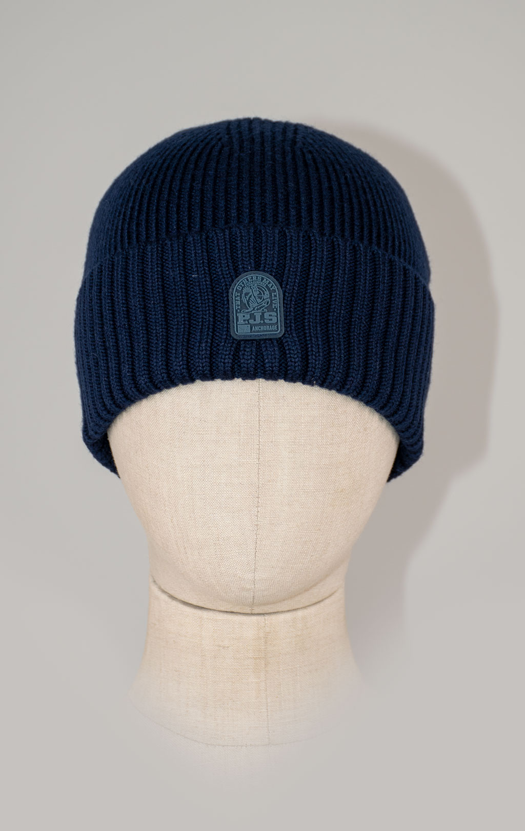 Шапка вязаная PARAJUMPERS PLAIN BEANIE FW 25/26 blue navy 