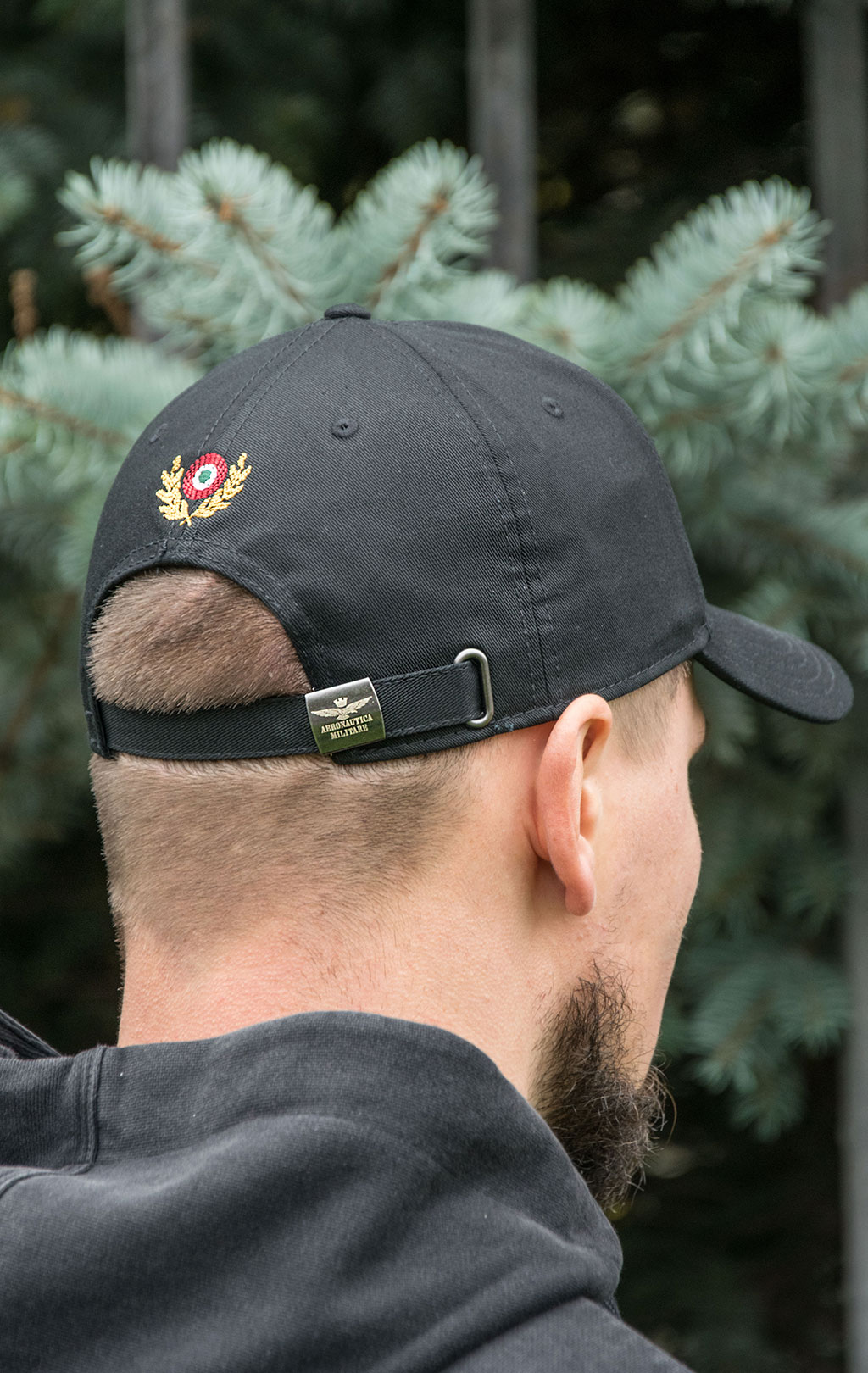 Бейсболка AERONAUTICA MILITARE FW 22/23/CN jet black (HA 1113)