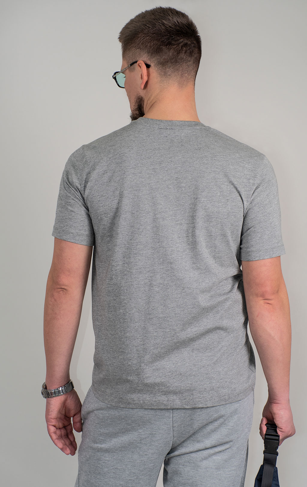Футболка AERONAUTICA MILITARE SS 25 m/BD grigio melange (TS 2376) 