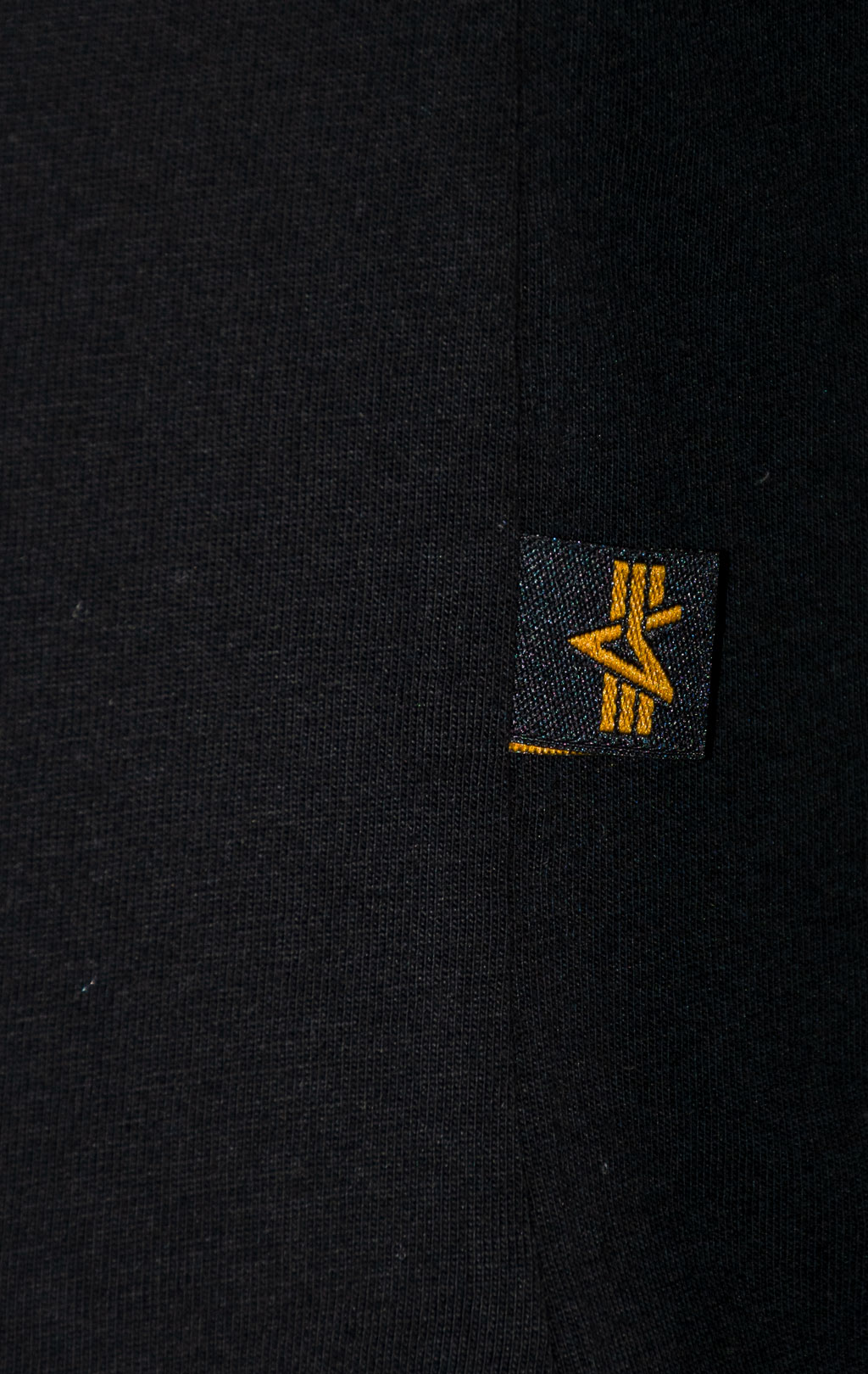 Лонгслив ALPHA INDUSTRIES BASIC LS SMALL LOGO black 