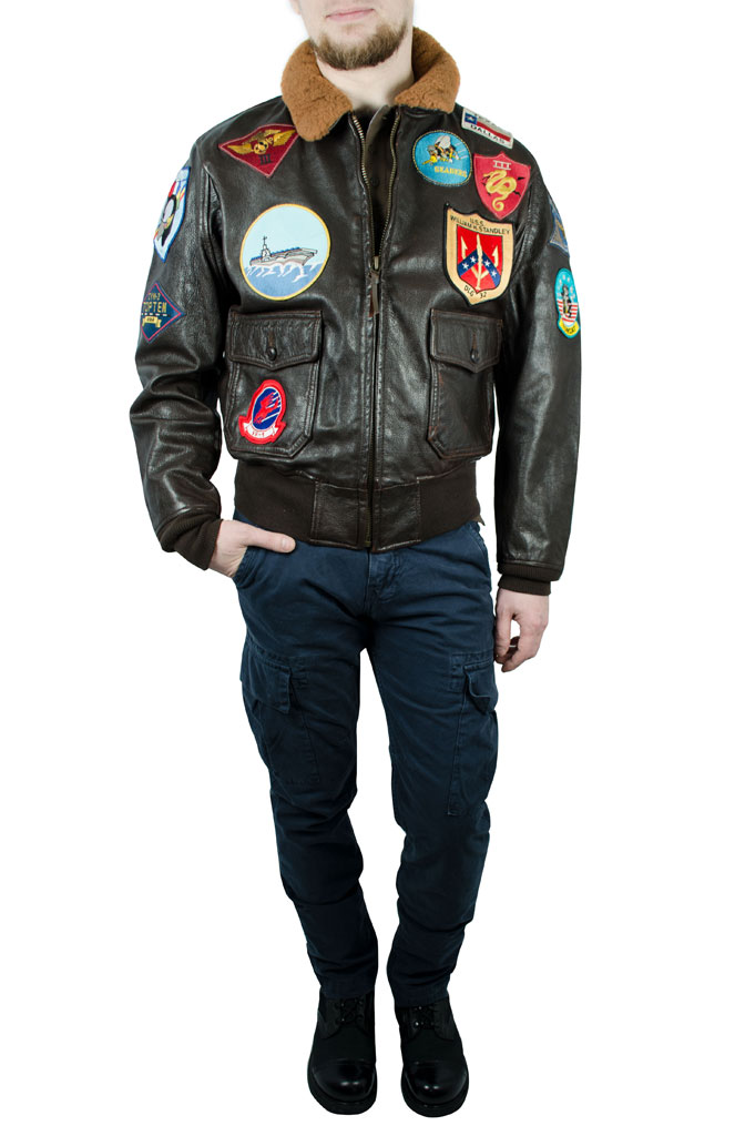 Куртка летная COCKPIT Movie Heroes G-1 кожан. brown (Z201036T) Куртка летная COCKPIT Movie Heroes G-1 кожан. brown (Z201036T)
