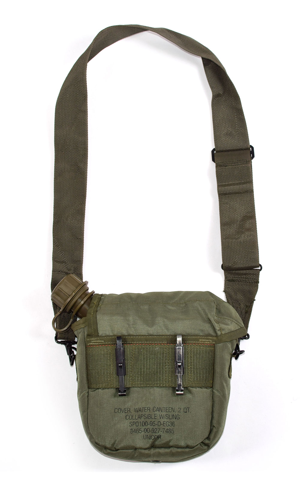 Фляга 2QT в чехле olive б/у США