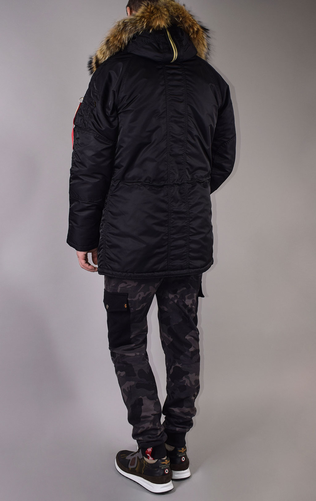 Аляска ALPHA INDUSTRIES ART VF N-3B натур. мех black 