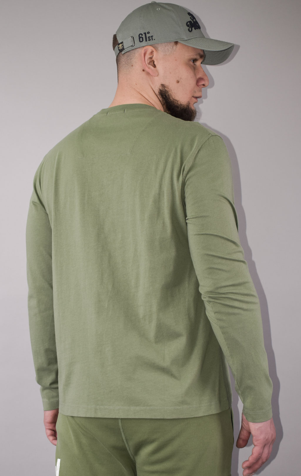 Лонгслив AERONAUTICA MILITARE SS 23/TR verde militare (TS 2052) 