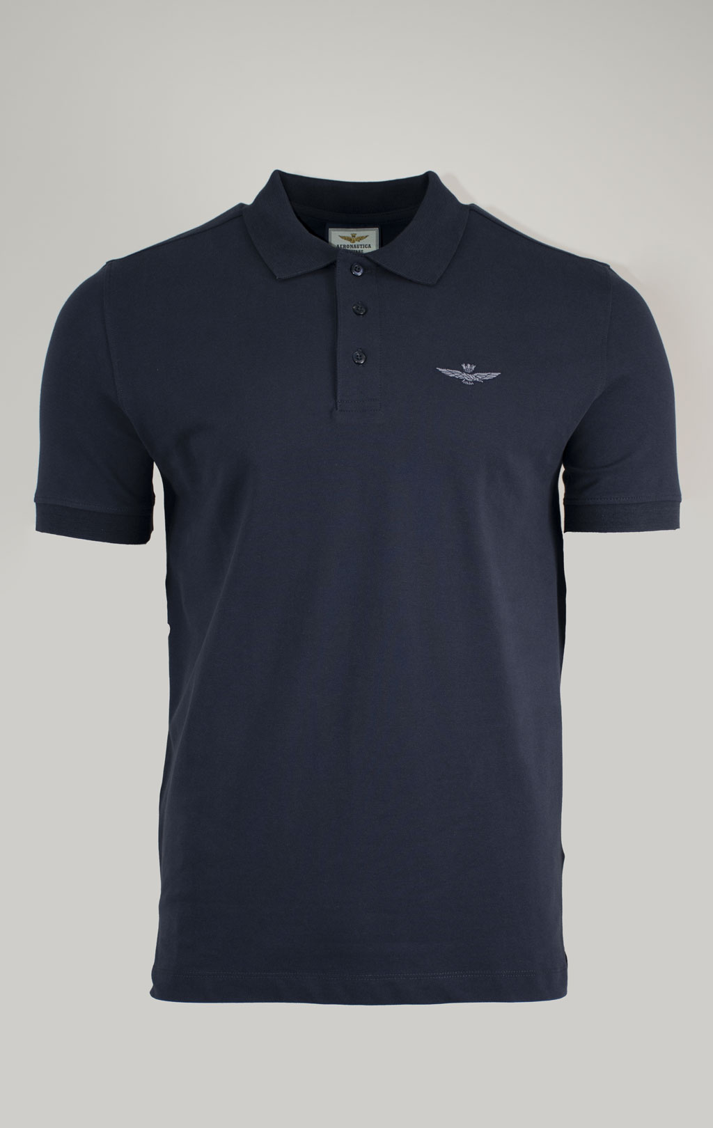 Футболка-поло AERONAUTICA MILITARE SS 25 m/BD blue navy (PO 1843) 