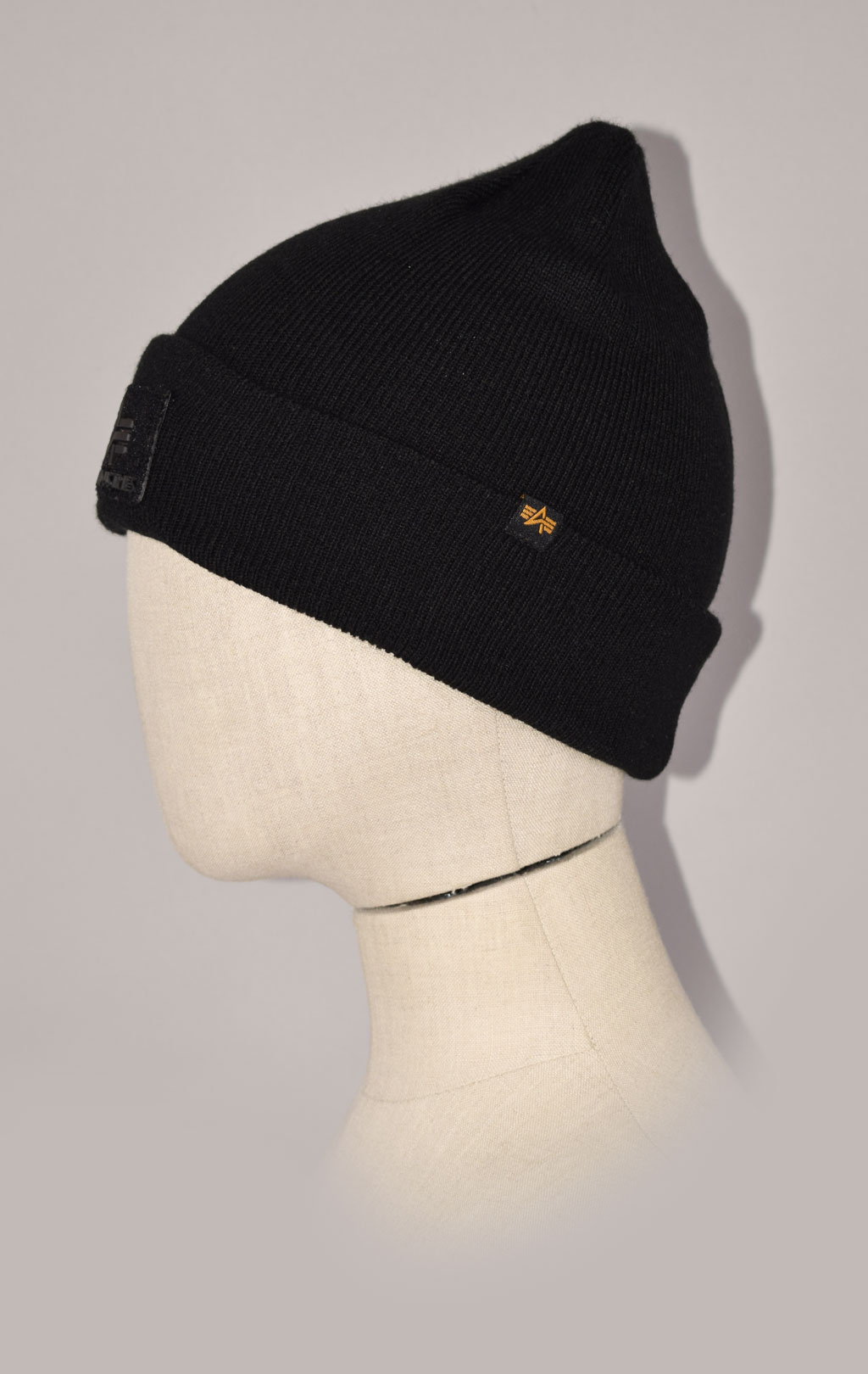 Шапка ALPHA INDUSTRIES VLC BEANIE black 