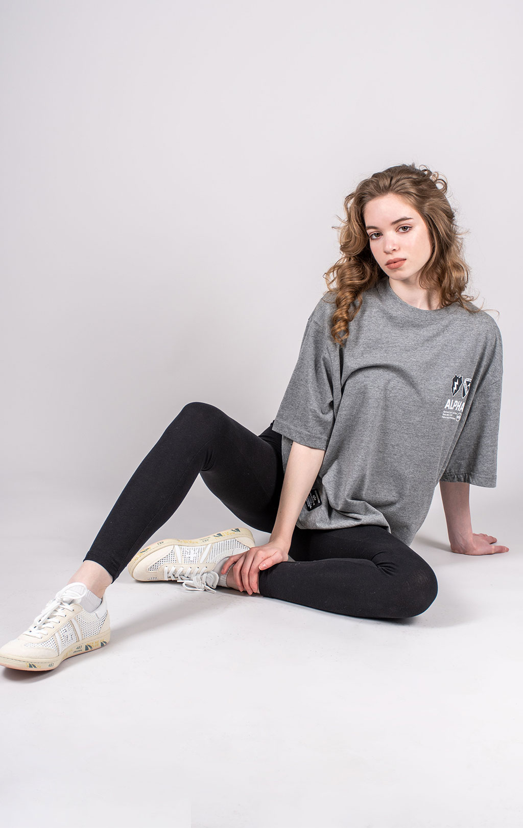 Футболка ALPHA INDUSTRIES UNFRM AIR CAVALRY TEE SS 25 m medium charcoal heather 