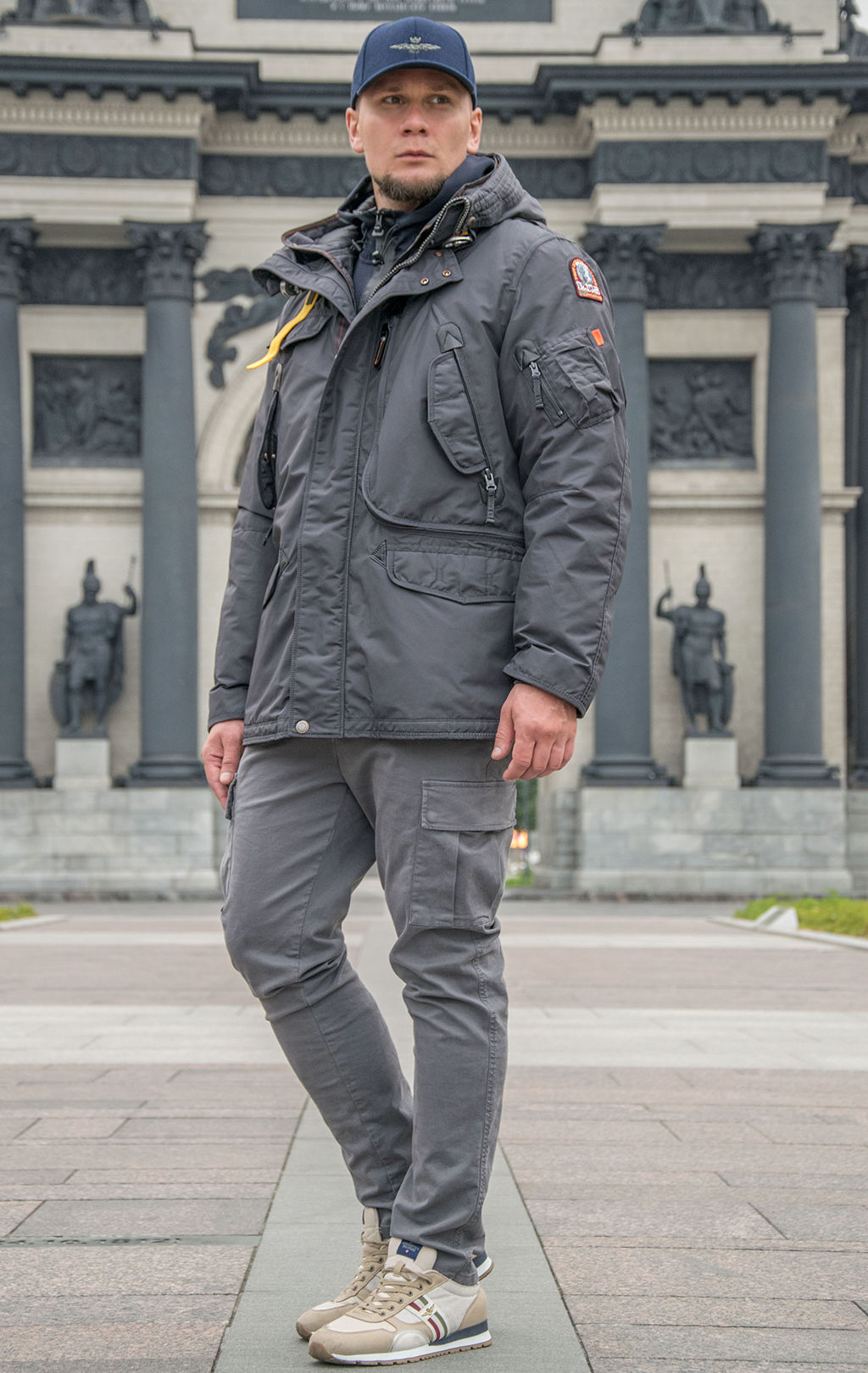 Аляска-пуховик PARAJUMPERS RIGHT HAND ECO FW 21/22 phantom 