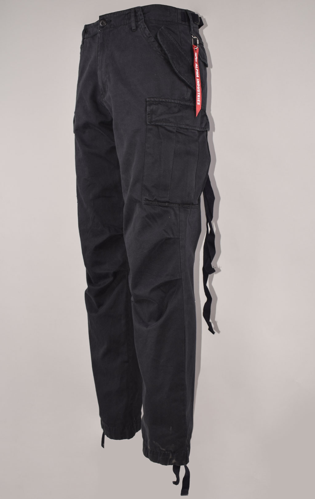 Брюки-карго парашюты ALPHA INDUSTRIES M-65 PANT black 