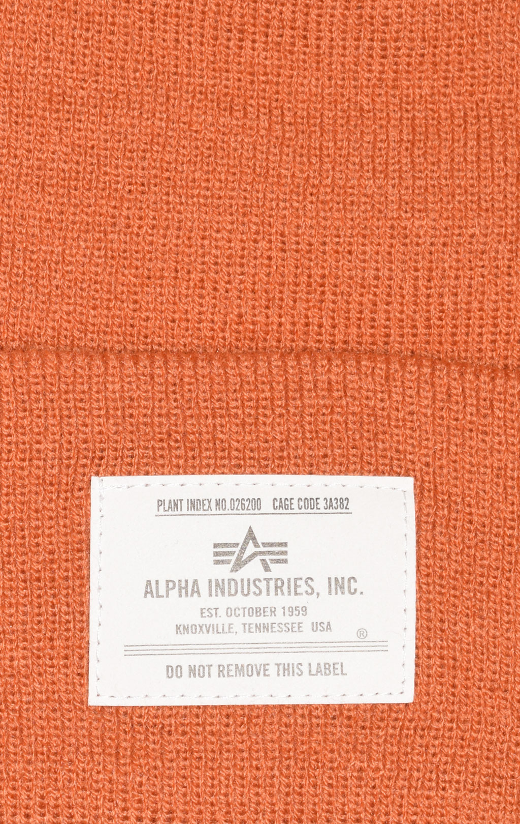 Шапка ALPHA INDUSTRIES ESSENTIAL BEANIE FW 22/23 emergency orange 