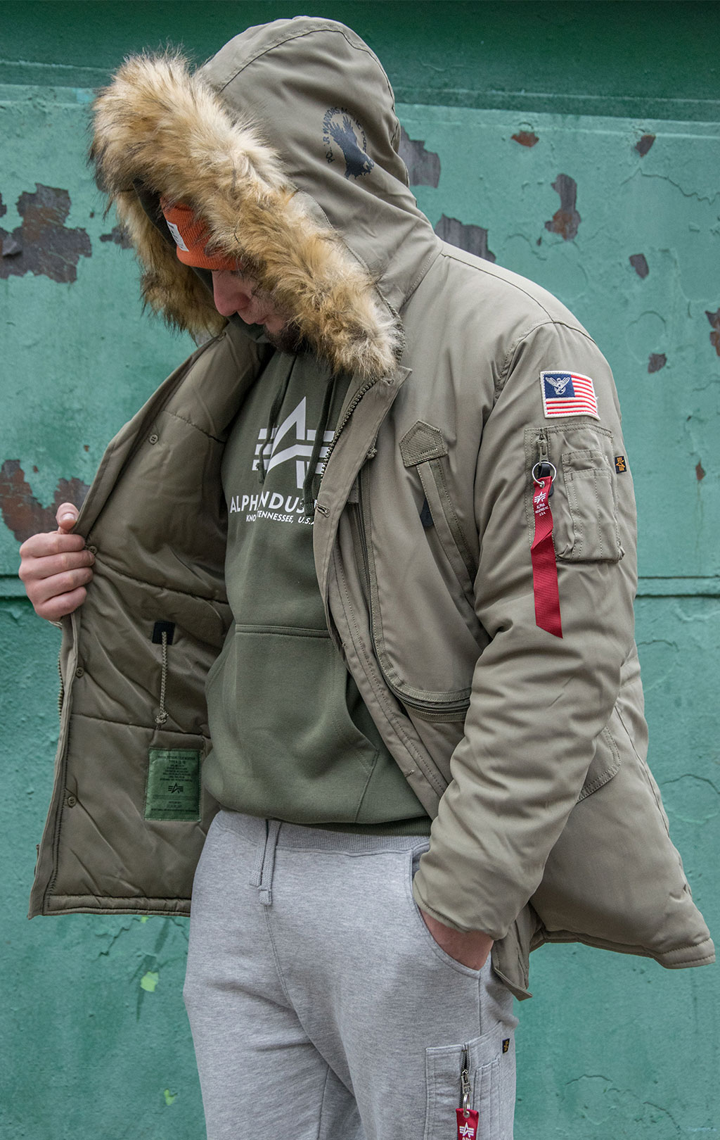 Аляска ALPHA INDUSTRIES POLAR stratos 