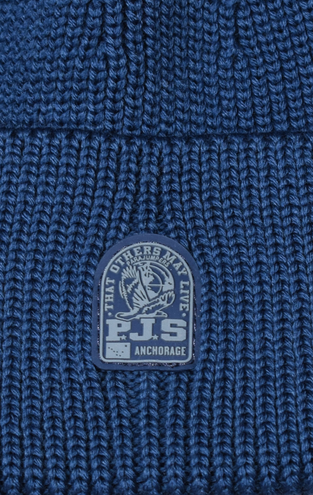 Шапка вязаная PARAJUMPERS PLAIN BEANIE FW 21/22 mallard blue 