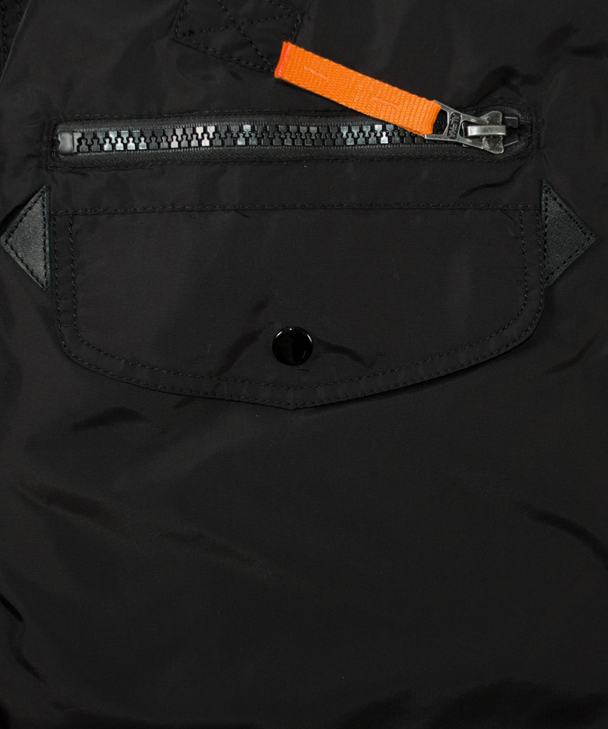 Аляска ALPHA INDUSTRIES PPS N-3B натур. мех black/orange 