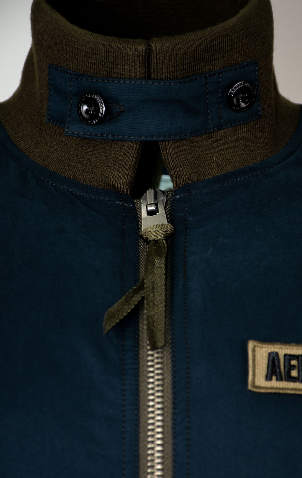 Куртка-бомбер AERONAUTICA MILITARE FW 25/26/CN midnight blue (AB 3000) 