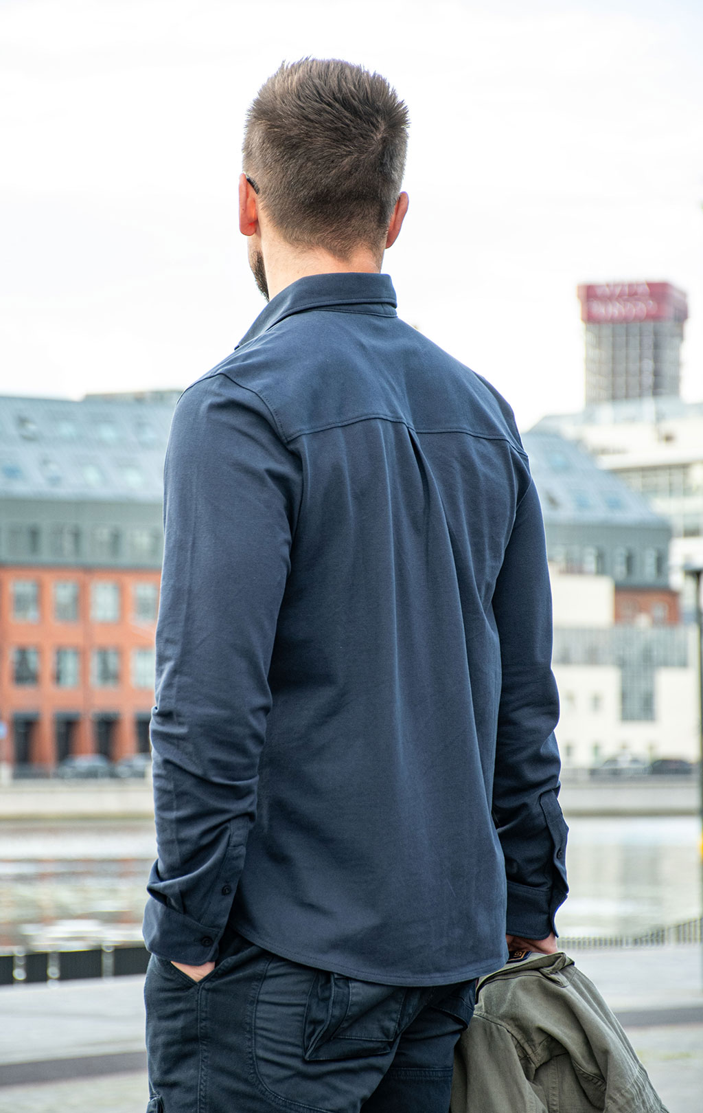 Рубашка трикотажная AERONAUTICA MILITARE FW 26/27/BD blue navy (CA 1313) 